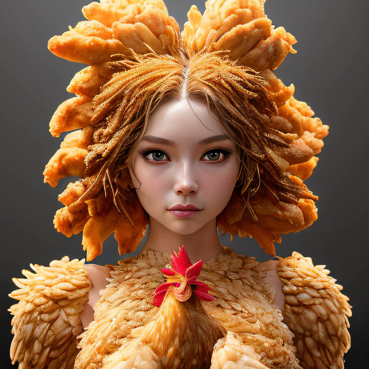 Chicken Nugget Woman