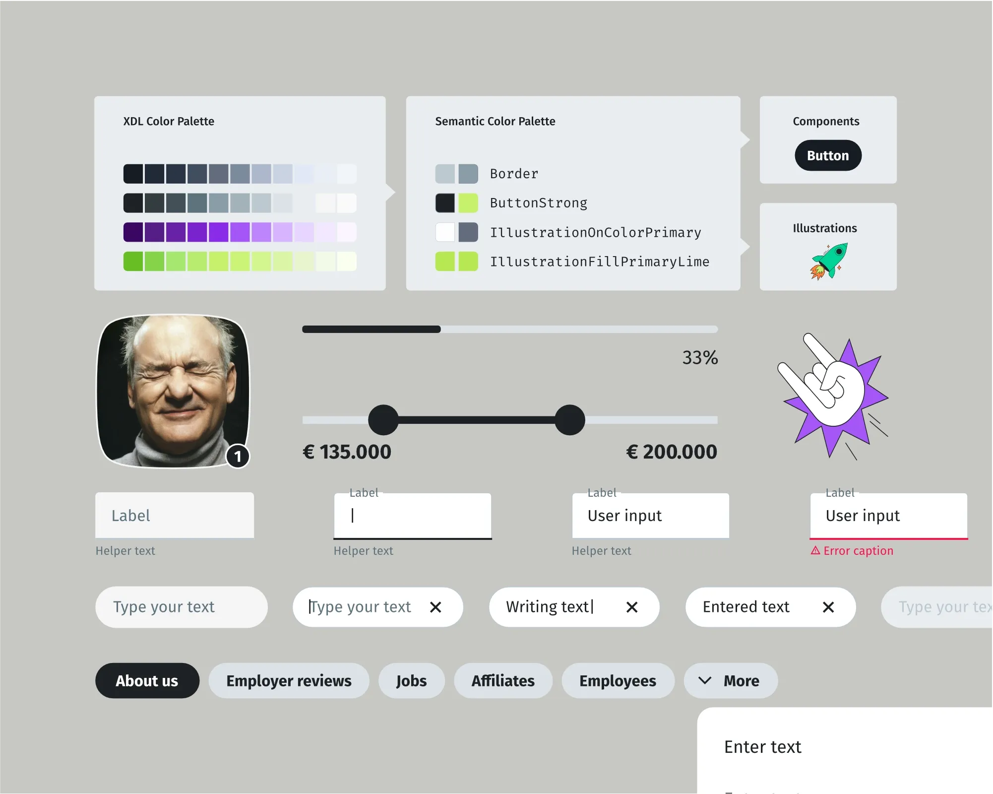 XING Design System components